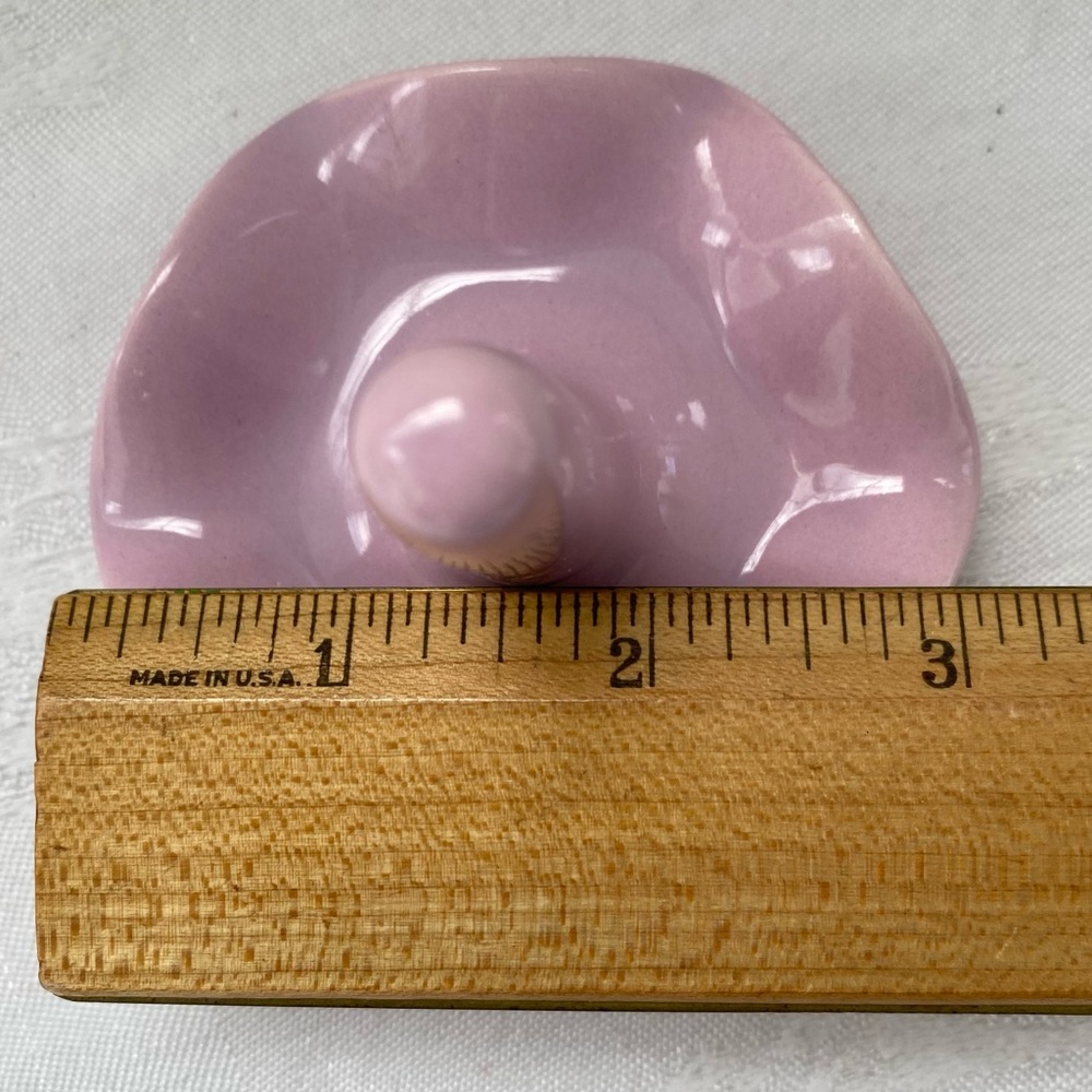 Ceramic Ring Holder Trinket Dish Pale Lilac - Picture 7 of 11